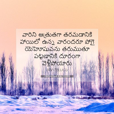 Picture 07 - యెహోషువ 8:16 TELIRV - వారిని ఆత్రుతగా - Bible Verse Picture