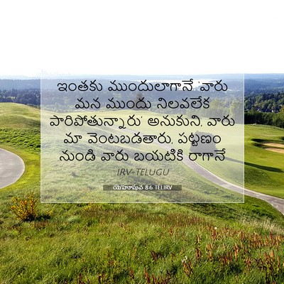 Picture 07 - యెహోషువ 8:6 TELIRV - ఇంతకు ముందులాగానే - Bible Verse Picture
