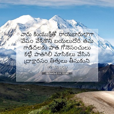 Picture 07 - యెహోషువ 9:4 TELIRV - వారు కుయుక్తితో, - Bible Verse Picture