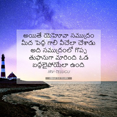 Picture 07 - యోనా 1:4 TELIRV - అయితే యెహోవా - Bible Verse Picture