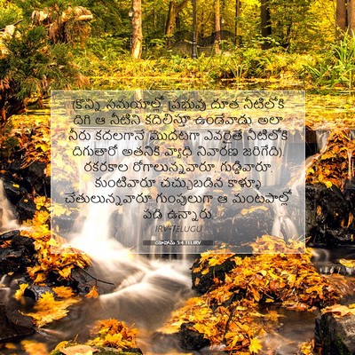 Picture 07 - యోహాను 5:4 TELIRV - (కొన్ని సమయాల్లో - Bible Verse Picture