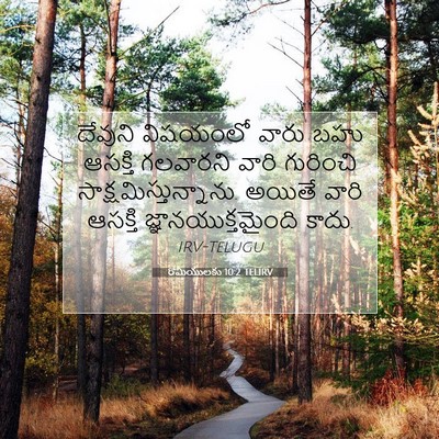 Picture 07 - రోమీయులకు 10:2 TELIRV - దేవుని విషయంలో - Bible Verse Picture