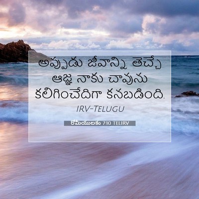 Picture 07 - రోమీయులకు 7:10 TELIRV - అప్పుడు జీవాన్ని - Bible Verse Picture