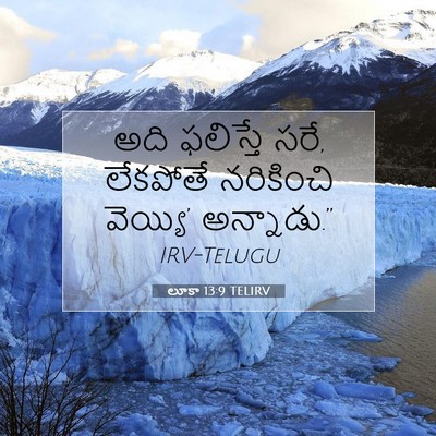 Picture 07 - లూకా 13:9 TELIRV - అది ఫలిస్తే సరే, - Bible Verse Picture