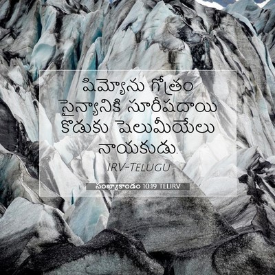 Picture 07 - సంఖ్యాకాండం 10:19 TELIRV - షిమ్యోను గోత్రం - Bible Verse Picture