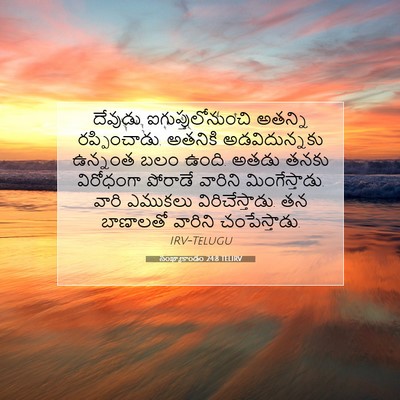 Picture 07 - సంఖ్యాకాండం 24:8 TELIRV - దేవుడు - Bible Verse Picture