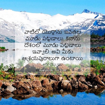 Picture 07 - సంఖ్యాకాండం 35:14 TELIRV - వాటిలో యొర్దాను - Bible Verse Picture