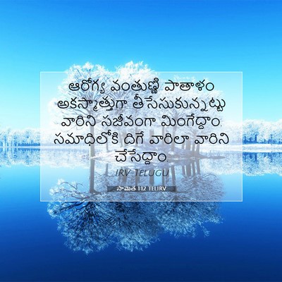 Picture 07 - సామెత 1:12 TELIRV - ఆరోగ్య వంతుణ్ణి - Bible Verse Picture