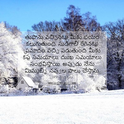 Picture 07 - సామెత 1:27 TELIRV - తుఫాను వచ్చినట్టు - Bible Verse Picture