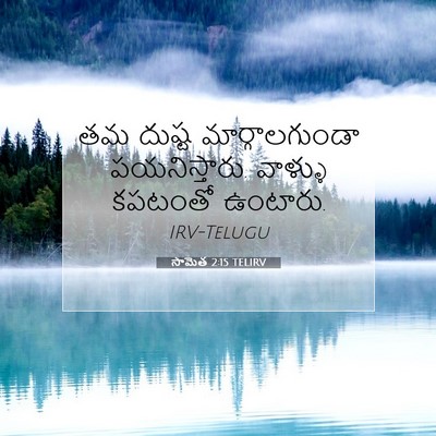 Picture 07 - సామెత 2:15 TELIRV - తమ దుష్ట - Bible Verse Picture
