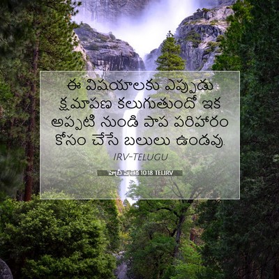 Picture 07 - హెబ్రీ పత్రిక 10:18 TELIRV - ఈ విషయాలకు - Bible Verse Picture