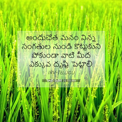 Picture 07 - హెబ్రీ పత్రిక 2:1 TELIRV - అందుచేత మనం విన్న - Bible Verse Picture