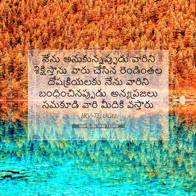Picture 07 - హోషేయ 10:10 TELIRV - నేను - Bible Verse Picture