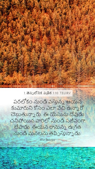 1 తెస్సలోనిక పత్రిక 1:10 TELIRV Bible Verse Image