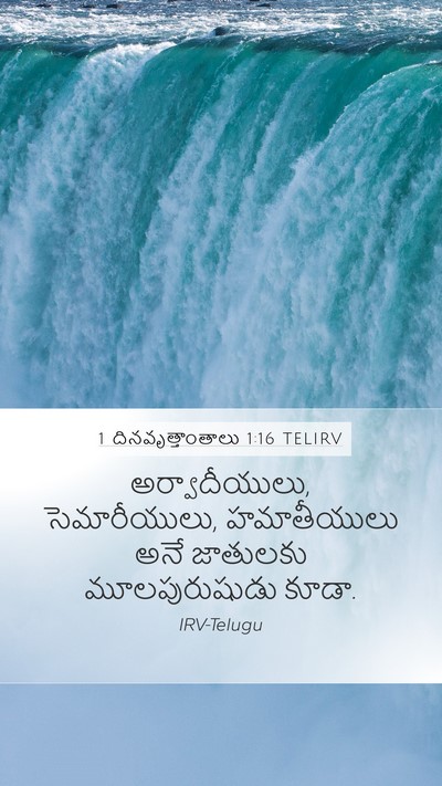 1 దినవృత్తాంతాలు 1:16 TELIRV Mobile Phone Wallpaper - అర్వాదీయులు, - Mobile Bible Verse Wallpaper