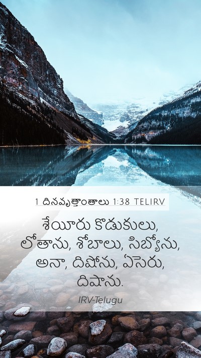 1 దినవృత్తాంతాలు 1:38 TELIRV Bible Verse Image