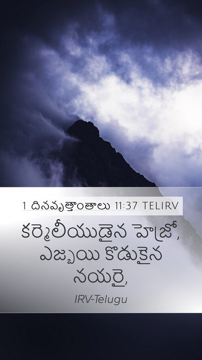 1 దినవృత్తాంతాలు 11:37 TELIRV Bible Verse Image