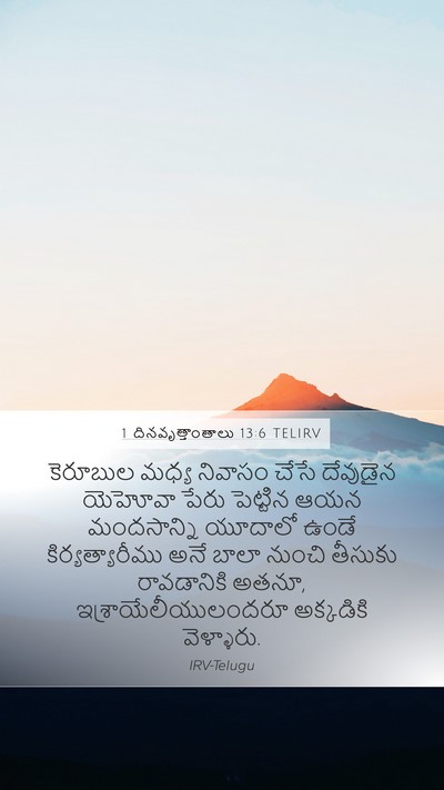 1 దినవృత్తాంతాలు 13:6 TELIRV Bible Verse Image