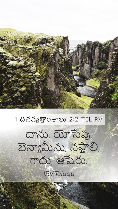 1 దినవృత్తాంతాలు 2:2 TELIRV Bible Verse Image