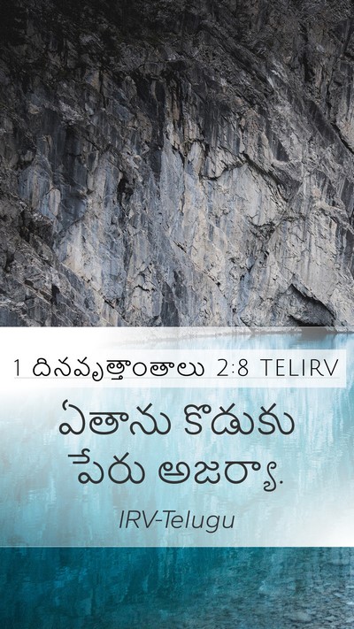 1 దినవృత్తాంతాలు 2:8 TELIRV Mobile Phone Wallpaper - ఏతాను కొడుకు పేరు - Mobile Bible Verse Wallpaper