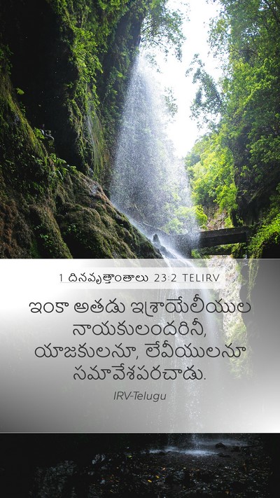 1 దినవృత్తాంతాలు 23:2 TELIRV Bible Verse Image