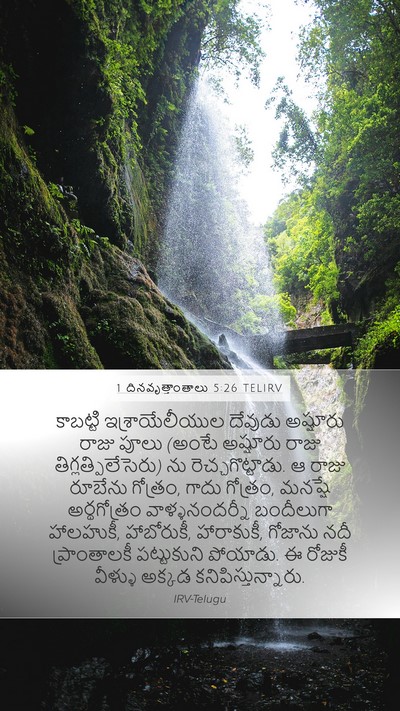 1 దినవృత్తాంతాలు 5:26 TELIRV Bible Verse Image