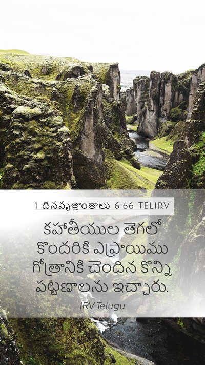 1 దినవృత్తాంతాలు 6:66 TELIRV Bible Verse Image