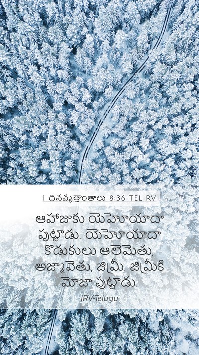 1 దినవృత్తాంతాలు 8:36 TELIRV Bible Verse Image