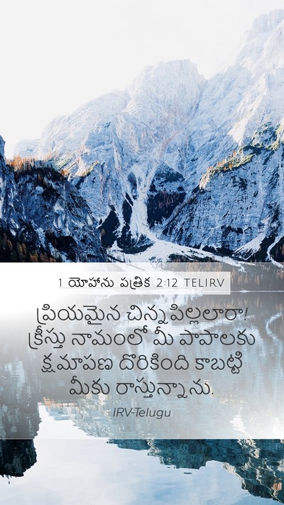 1 యోహాను పత్రిక 2:12 TELIRV Bible Verse Image