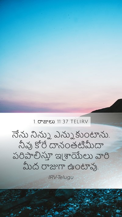 1 రాజులు 11:37 TELIRV Bible Verse Image