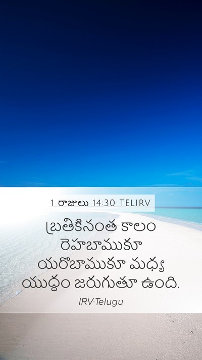 1 రాజులు 14:30 TELIRV Bible Verse Image