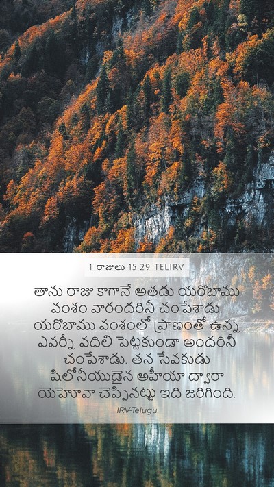 1 రాజులు 15:29 TELIRV Bible Verse Image