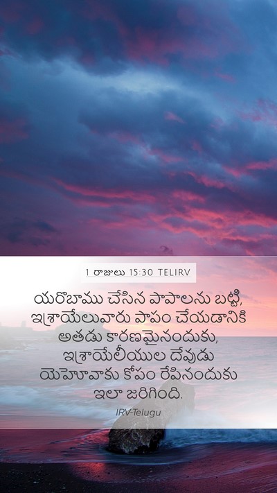 1 రాజులు 15:30 TELIRV Bible Verse Image