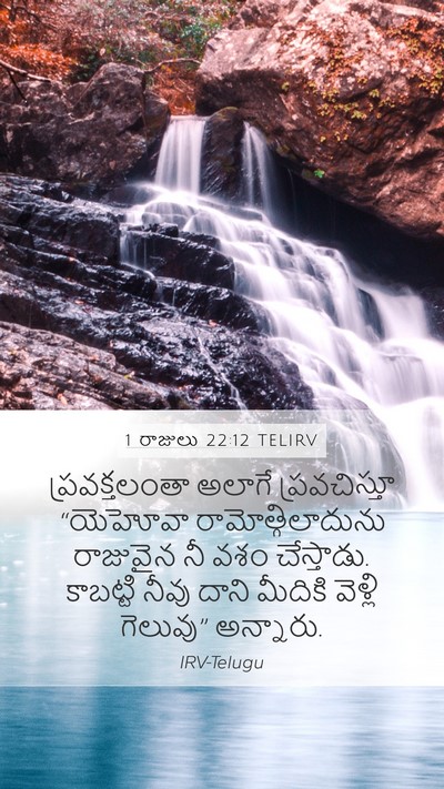 1 రాజులు 22:12 TELIRV Bible Verse Image