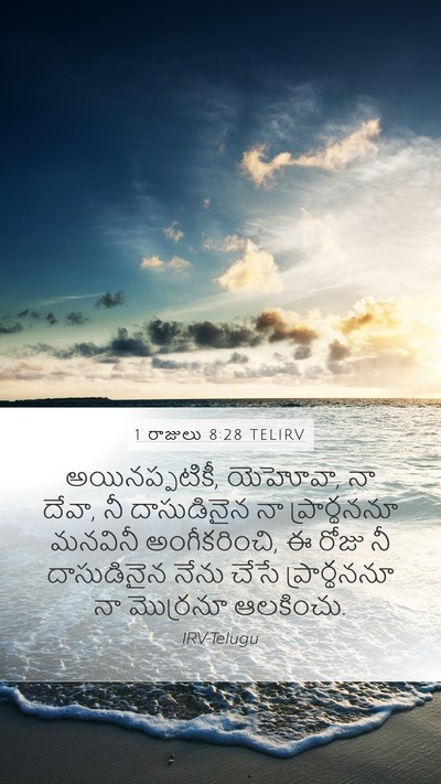 1 రాజులు 8:28 TELIRV Bible Verse Image