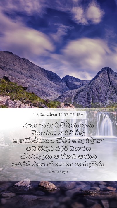 1 సమూయేలు 14:37 TELIRV Bible Verse Image