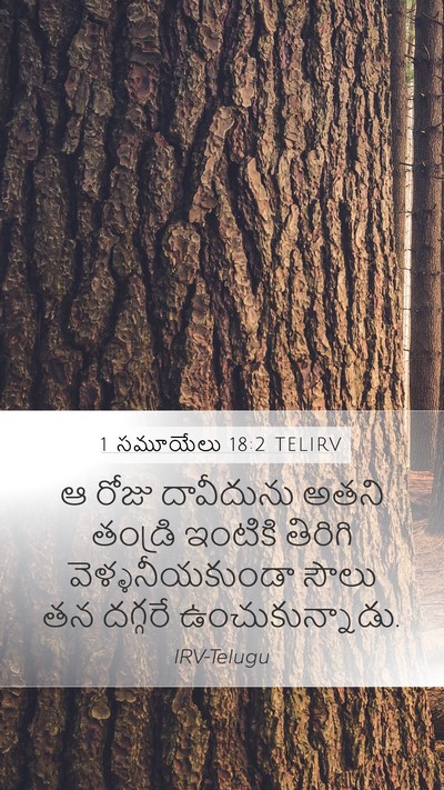 1 సమూయేలు 18:2 TELIRV Mobile Phone Wallpaper - ఆ రోజు దావీదును - Mobile Bible Verse Wallpaper