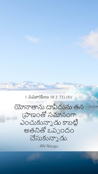1 సమూయేలు 18:3 TELIRV Bible Verse Image