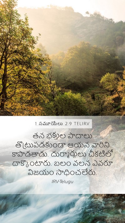 1 సమూయేలు 2:9 TELIRV Bible Verse Image