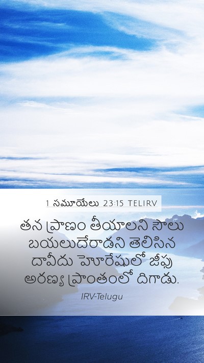1 సమూయేలు 23:15 TELIRV Bible Verse Image