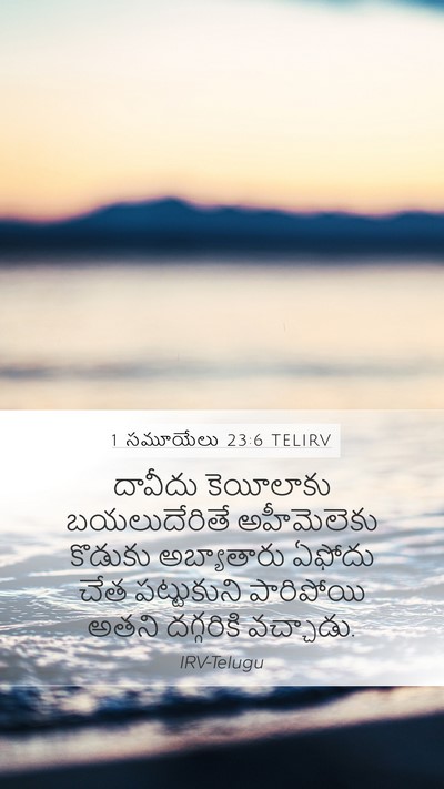 1 సమూయేలు 23:6 TELIRV Bible Verse Image