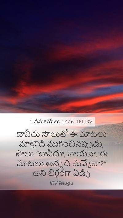 1 సమూయేలు 24:16 TELIRV Bible Verse Image