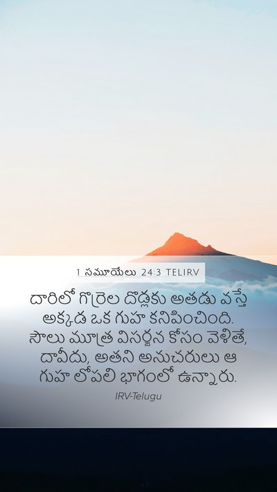 1 సమూయేలు 24:3 TELIRV Bible Verse Image