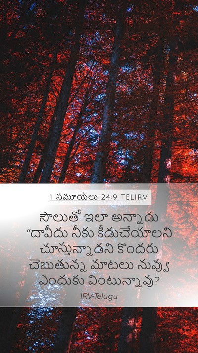 1 సమూయేలు 24:9 TELIRV Bible Verse Image