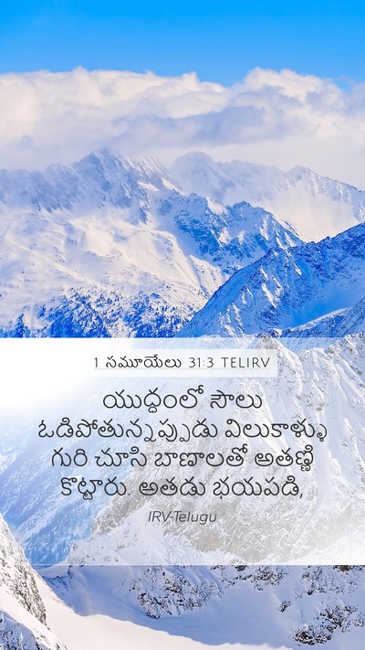 1 సమూయేలు 31:3 TELIRV Bible Verse Image