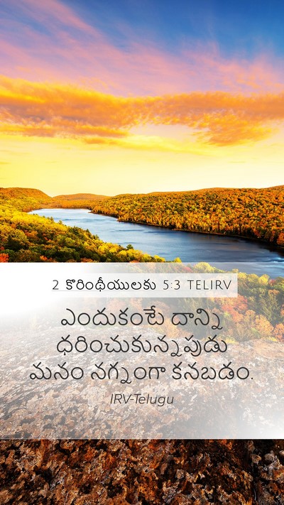 2 కొరింథీయులకు 5:3 TELIRV Bible Verse Image