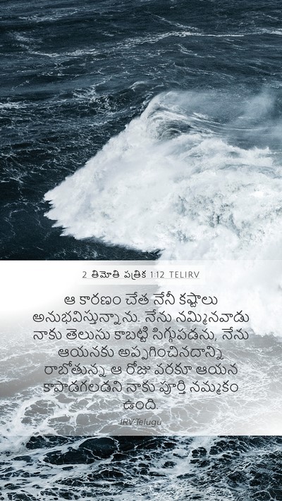 2 తిమోతి పత్రిక 1:12 TELIRV Bible Verse Image
