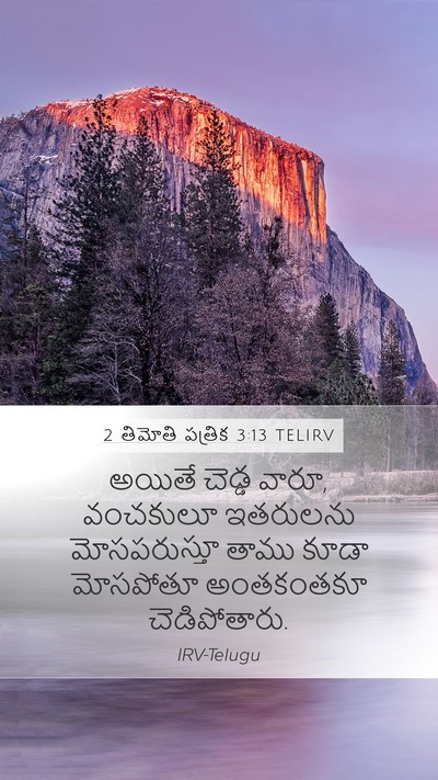 2 తిమోతి పత్రిక 3:13 TELIRV Bible Verse Image