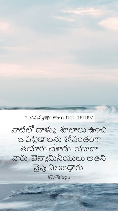 2 దినవృత్తాంతాలు 11:12 TELIRV Bible Verse Image