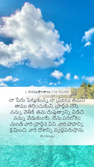 2 దినవృత్తాంతాలు 7:14 TELIRV Bible Verse Image